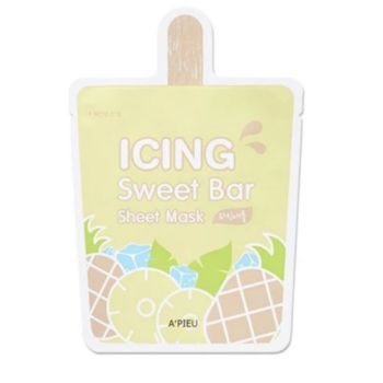  Icing Sweet Bar Sheet Máscara facial de ananás