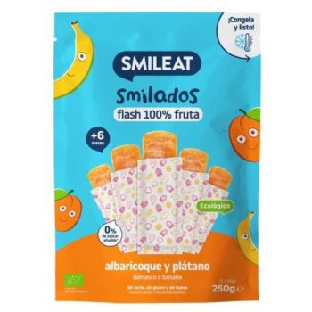 Smilados Flash 100% Fruta Albaricoque y Plátano