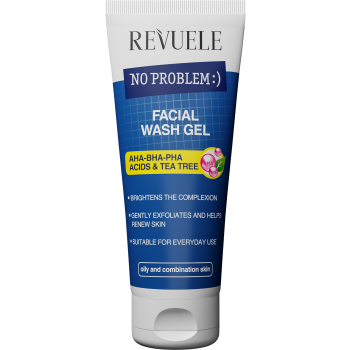 No Problem Gel Limpieza Facial con AHA-BHA-PHA y Árbol del Té