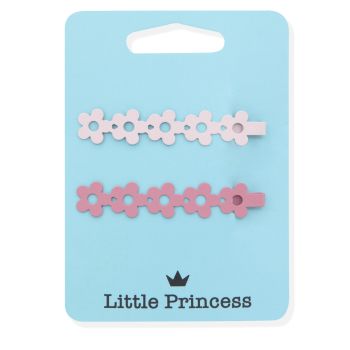 Conjunto Little Princess 2 grampos de cabelo Florecitas