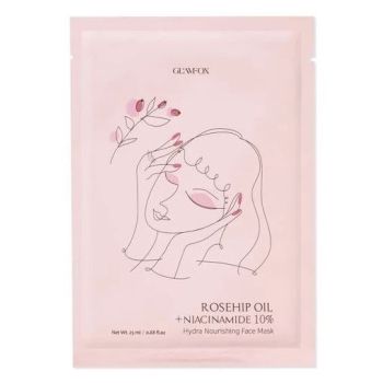 Rosehip Oil + Niacinamide Hydra Nourishing Face Mask Mascarilla Facial