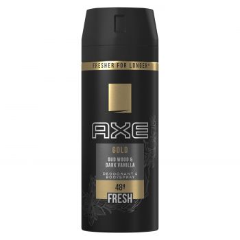 Axe Desodorizante Spray Gold 48h Oud e Baunilha para homem