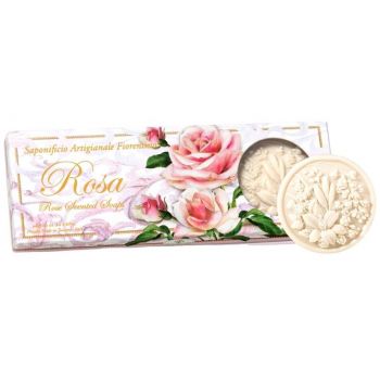 Conjunto de Sabonete Artesanal com Aroma de Rosas