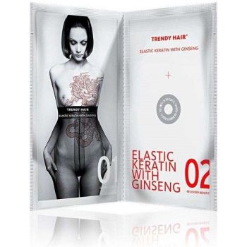 Tratamento de Queratina Elástica com Ginseng