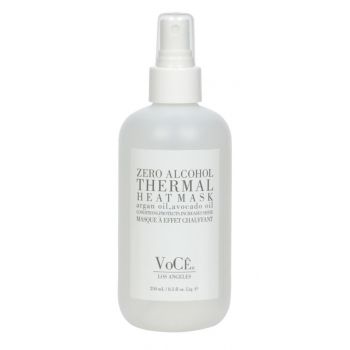 Máscara térmica sem álcool para o cabelo