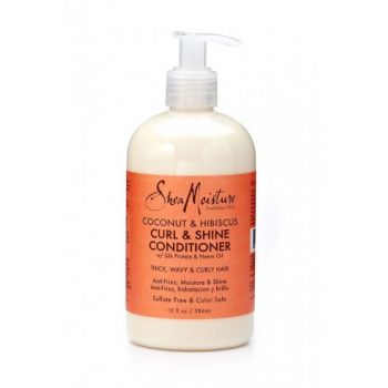 Curl &amp; Shine Coconut &amp; Hibiscus Curl &amp; Shine Rinse Condicionador