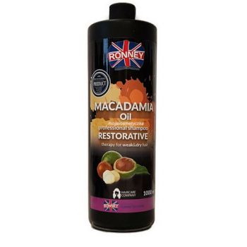 Champô reparador com óleo de macadamia