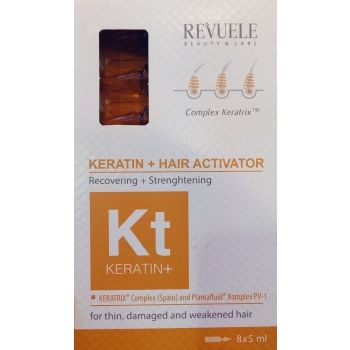 Tratamiento Crecimiento Cabello Ampollas Keratina + Activador Crecimiento