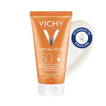 Capital Soleil SPF50 Emulsión Facial Acabado Seco