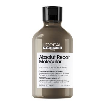 Absolut Repair Molecular Champú profesional sin sulfatos para cabello dañado