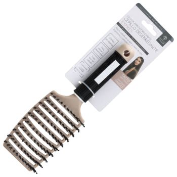 Escova de cabelo curvada