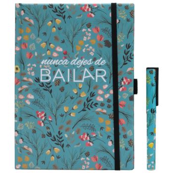 Bloco de notas macio com bolso e caneta Bloco de notas macio com bolso e caneta
