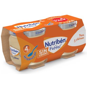 Potito Introducción Plátano y Pera Pack 2 unidades