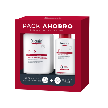 Pack pH5 Loción Enriquecida + Gel de Baño