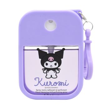 Hello Kitty Kuromi Spray Limpiador y Perfumado para Manos + Funda de Silicona