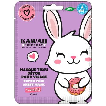 Kawaii Mascarilla Facial de Tela Detox