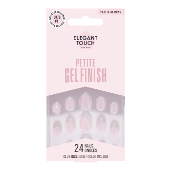 Unhas postiças Petite Gel Finish Sparkling Rose &amp; Rose