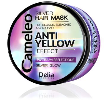 Máscara silver anti yellow para cabelos tratados com corantes