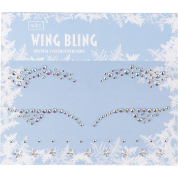 Wing Bling Crystal Eyeliners Stickers Pegatinas para Párpados