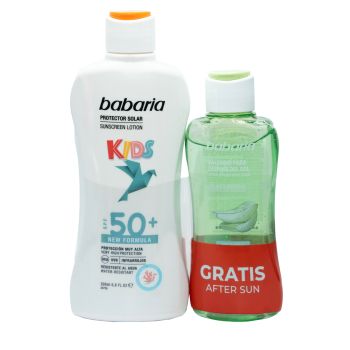 Pack Leche Protectora Kids SPF50+ + Aftersun Efecto Hielo