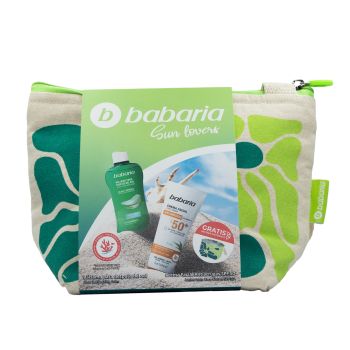 Neceser Sunshine Aloe Crema Facial SPF50+ y Bálsamo After Sun Efecto Hielo