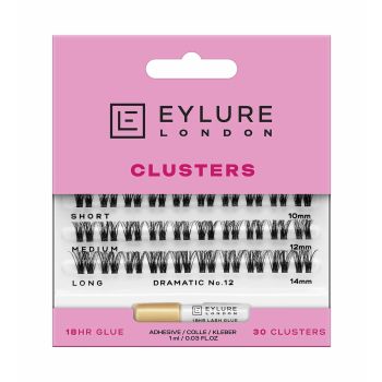 Clusters Dramatic No. 12 Pestañas Postizas Edición Limitada 