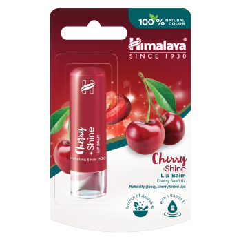 Bálsamo labial com brilho de cereja