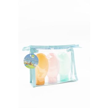Set Viaje 3 Botellas de Color Rellenables