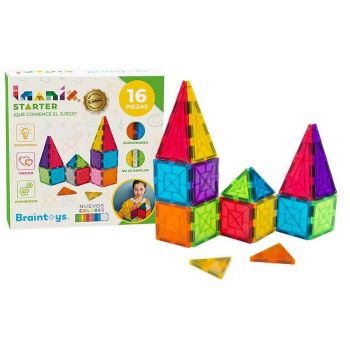 Construção magnética Imanix 16 peças
