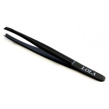 Pinças pretas de ponta reta