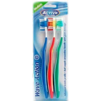 Escovas de Dentes Active Wave Action