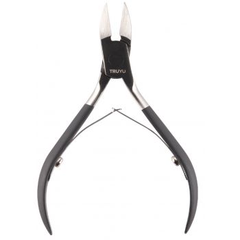 Cortador de pontas para pedicura com cabo de borracha