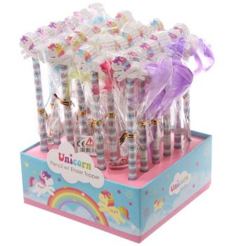 Lápis e borracha borracha Unicornio