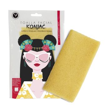 Toalla Facial Konjac Cúrcuma