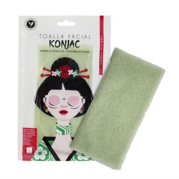 Toalla Facial Konjac Té Verde Toalla Facial Konjac Té Verde