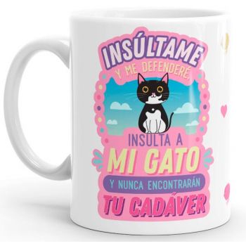 Insulte minha caneca do gato Insulte minha caneca do gato
