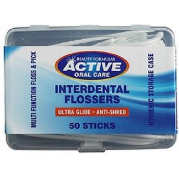 Swabs de fio dental interdental para higiene bucal ativa