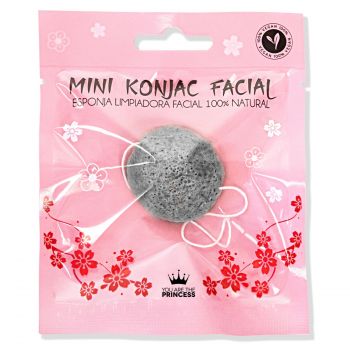 Esponja Mini Konjac Carbón de Bambú