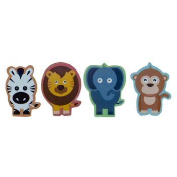 Conjunto de 4 borrachas para eliminação de animais Conjunto de 4 borrachas para eliminação de animais