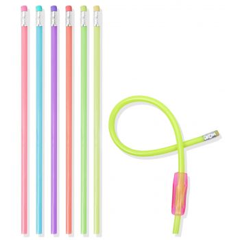 Lápis Flexíveis com Borracha