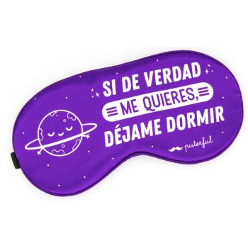 Antifaz Dormir Satén Morado Déjame Dormir Antifaz Dormir Satén Morado Déjame Dormir