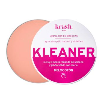Limpiador de Brochas The Kleaner con Manta Silicona Melocotón 