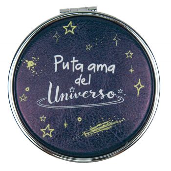 Espelho de bolso duplo Senhora do Universo Puta