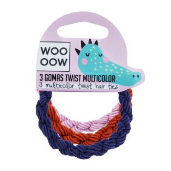 Set 3 Gomas Twist Multicolor Set 3 Gomas Twist Multicolor