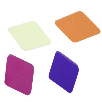 Set de 4 esponjas de maquilhagem