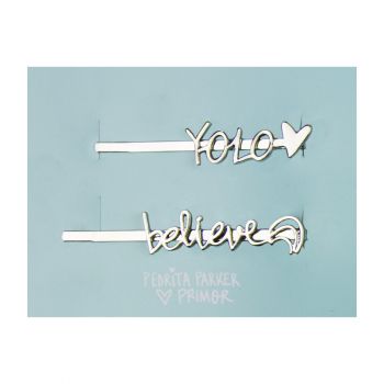 Conjunto 2 grampos de cabelo IOLO Conjunto 2 grampos de cabelo IOLO