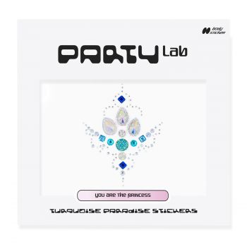Party Lab Stickers Turquoise Paradise Party Lab Stickers Turquoise Paradise