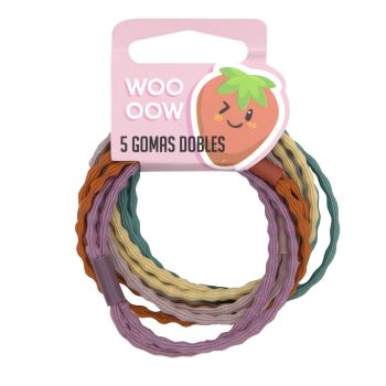 Set 5 Gomas Dobles Onduladas Set 5 Gomas Dobles Onduladas
