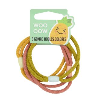 Set 3 Gomas Dobles Multicolor Set 3 Gomas Dobles Multicolor