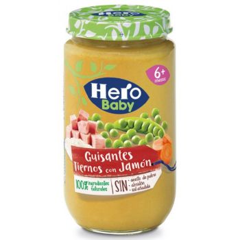 Pedialac Puré de Guisantes Baby con Jamón